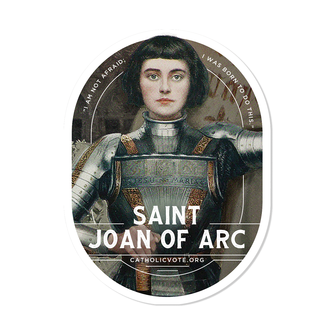 St. Joan of Arc Sticker CatholicVote