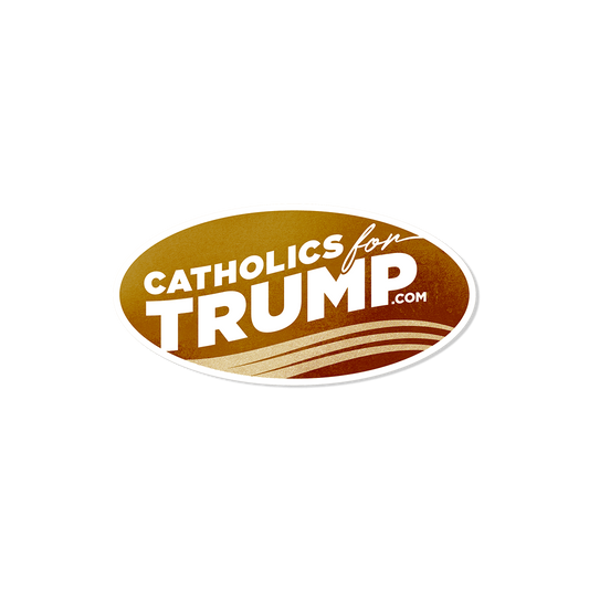 Catholics for Trump Bumper Sticker