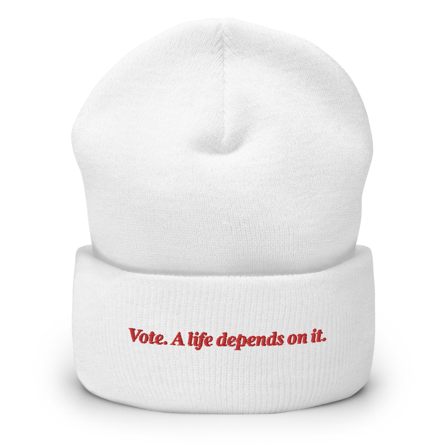 Pro-life Beanie - White