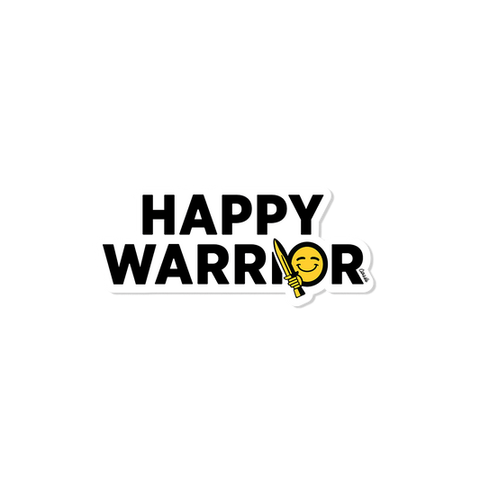 Happy Warrior Sticker