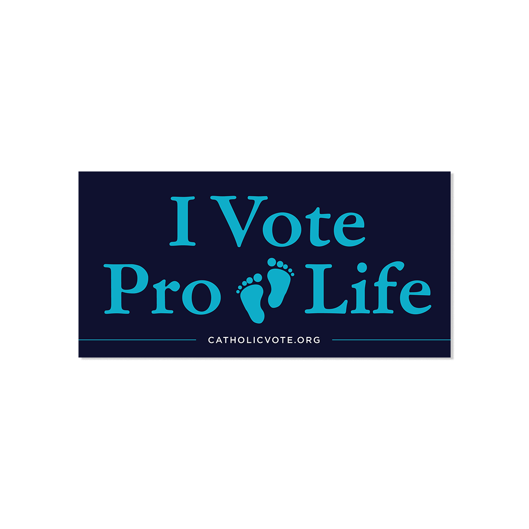 "I Vote Pro-Life" Bumper Sticker
