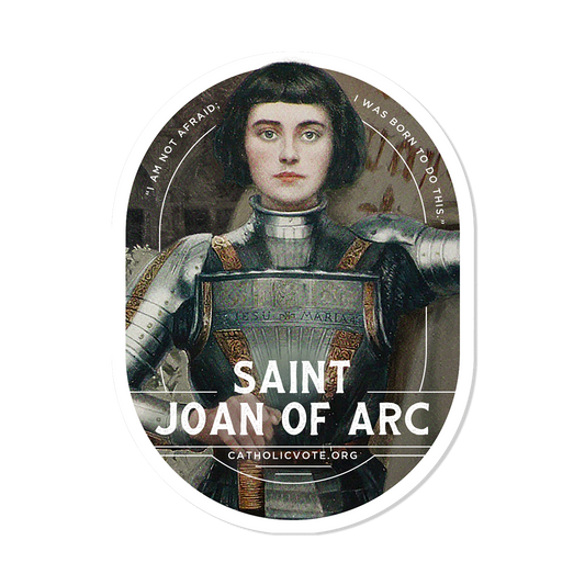 St. Joan of Arc Sticker