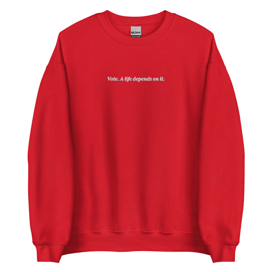 Red Pro-Life Sweatshirt