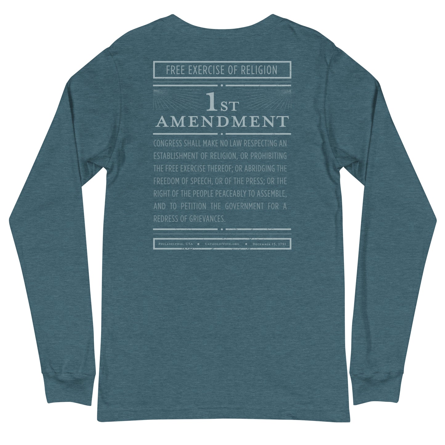 1st Amendment Long Sleeve Tee